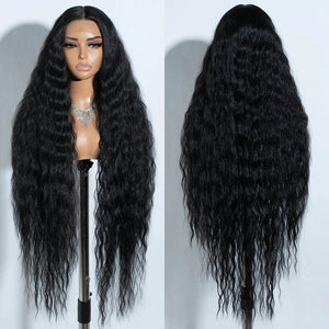 Black long wig